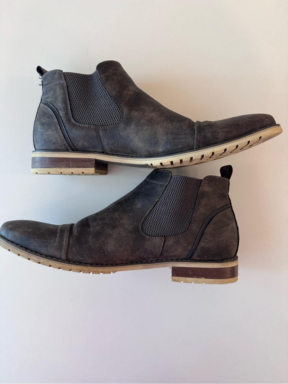 Men's Ferro Aldo Leather Chelsea Boots, Size 10.5